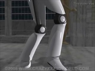 3d απεικόνιση: robot captive