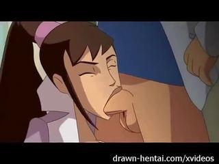 Avatar hentai - x oceniono wideo film legenda z korra
